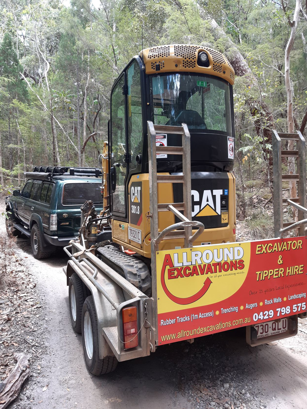 Mini Excavator and Maintenance Cairns