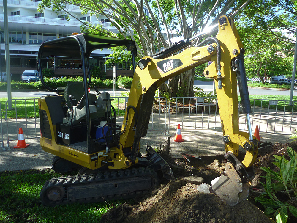 Mini Excavator and Maintenance Cairns