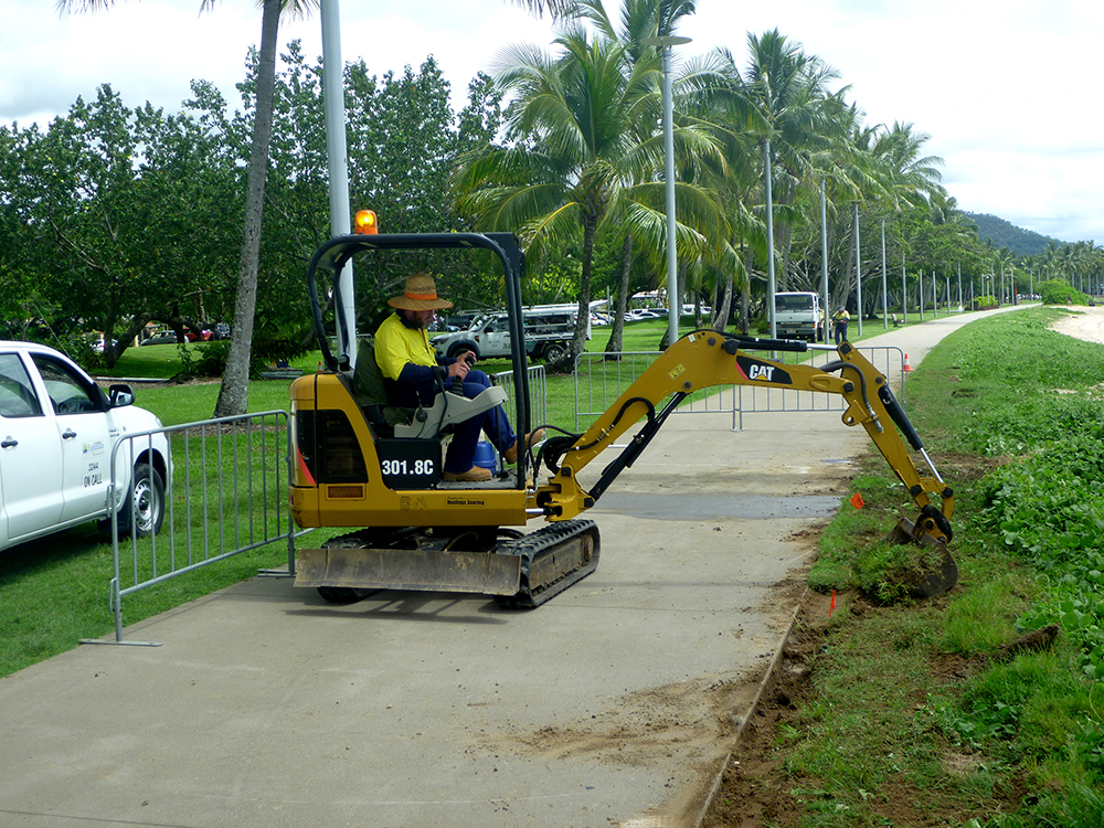 Mini Excavator and Maintenance Cairns