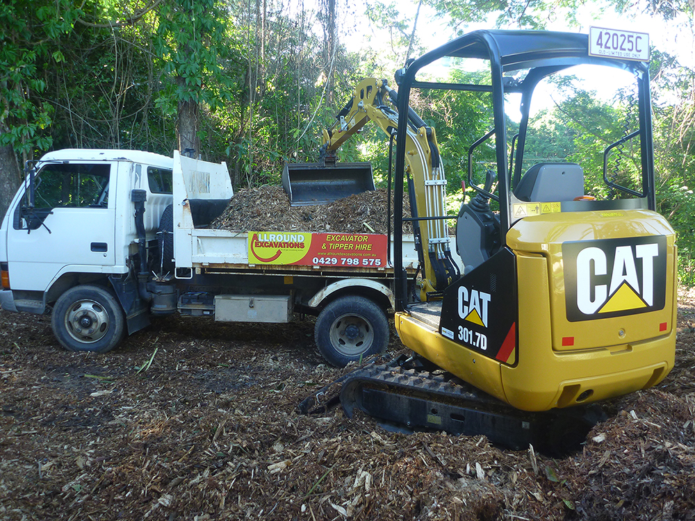 Mini Excavator and Maintenance Cairns